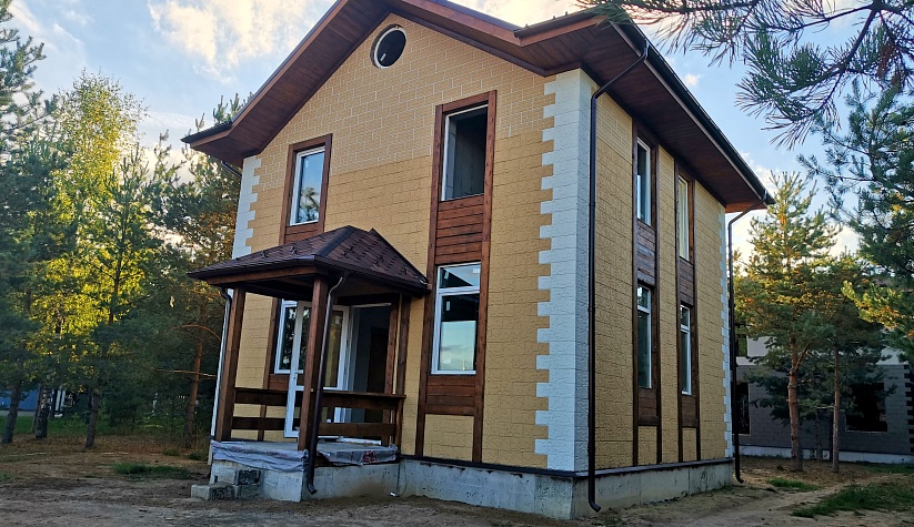Дом 130 кв.м по проекту Аристократ в КП "Новое Боково"