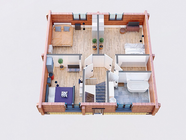 План 2 этажа